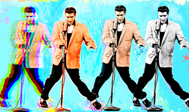 디지털아트 락큰롤맨