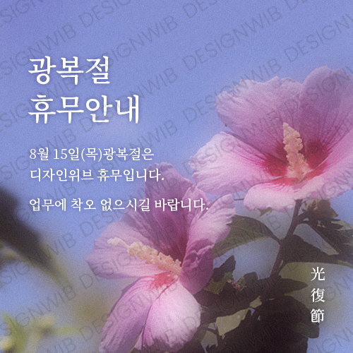 광복절 팝업