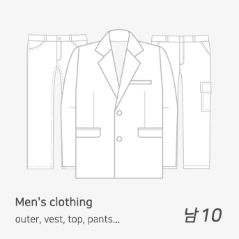 SS205 남성의류 10종