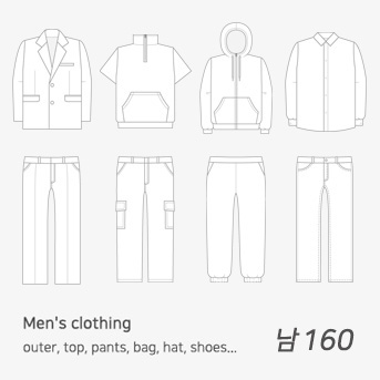 SS113N 남성의류외 160종