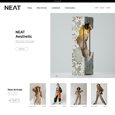 NEAT 반응형 세팅포함