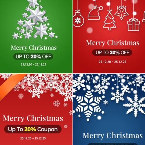 070 크리스마스 팝업 6종