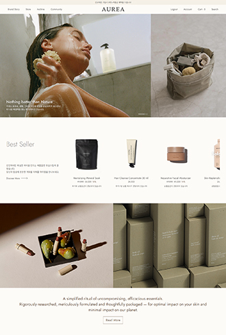 아우레아 아카이브 반응형